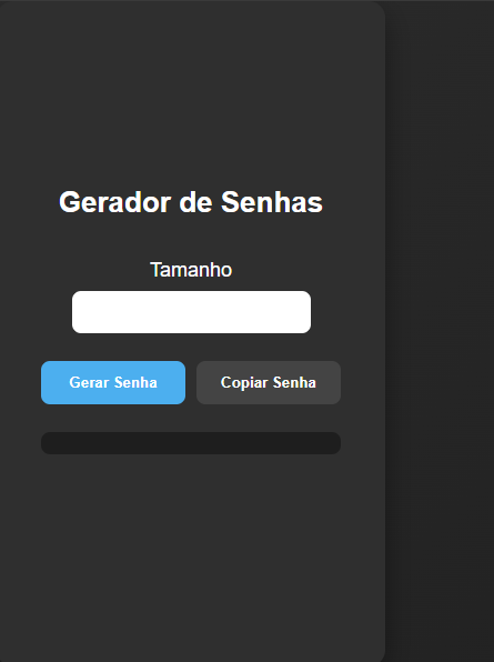 Projeto Password Generate
